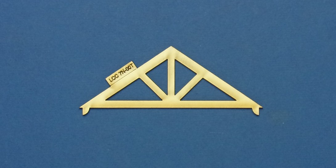 LCC 7N-00T O-16.5 roof truss - type 1 Roof truss designed for the narrowest version of O-16.5 industrial buildings.
